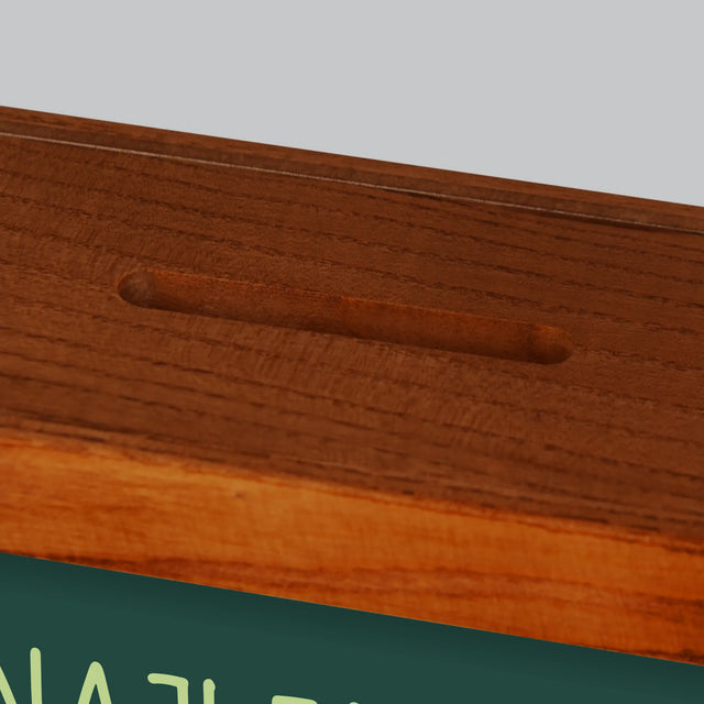 Zdjęcie I Podpis: Najlepsza Mama Świat - Drewniana Skarbonka