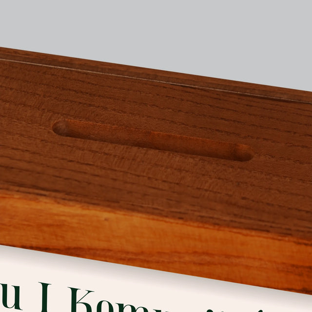 Zdjęcie I Podpis: W Dniu I Komunii Świętej - Drewniana Skarbonka