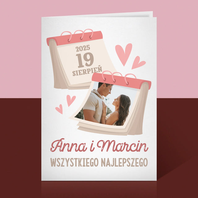 Zdjęcie i Podpis: Kartka z Kalendarza - Kartka z Życzeniami