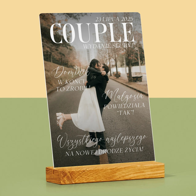 Okładka Magazynu: Couple - Wydruk Na Szkle Akrylowym