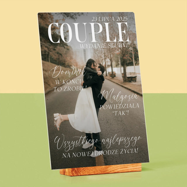 Okładka Magazynu: Couple - Wydruk Na Szkle Akrylowym