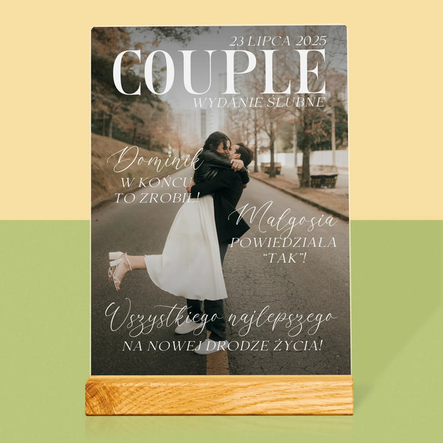 Okładka Magazynu: Couple - Wydruk Na Szkle Akrylowym