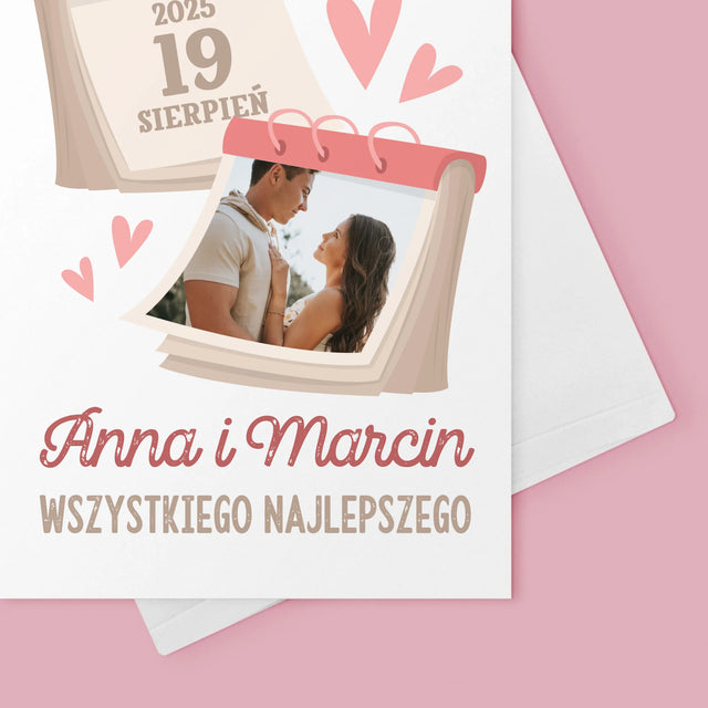 Zdjęcie i Podpis: Kartka z Kalendarza - Kartka z Życzeniami