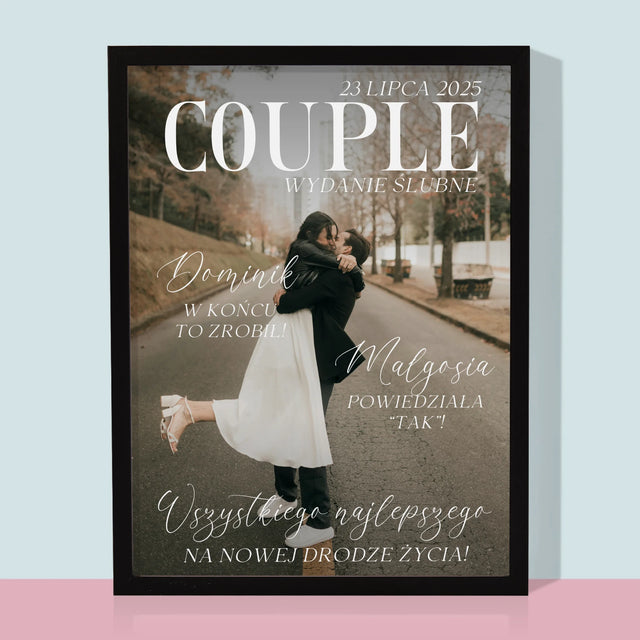 Okładka Magazynu: Couple - Wydruk Obramowany