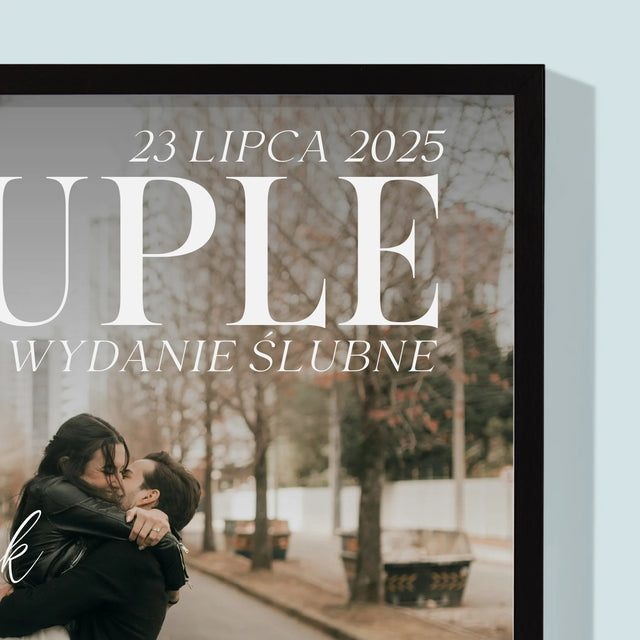 Okładka Magazynu: Couple - Wydruk Obramowany