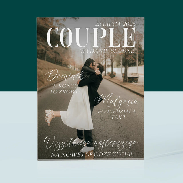 Okładka Magazynu: Couple - Blok Akrylowy