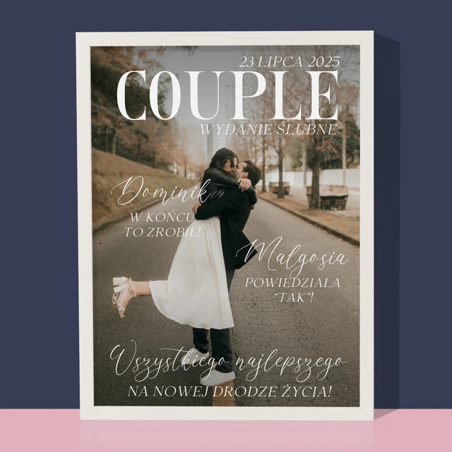 Okładka Magazynu: Couple - Wydruk Obramowany