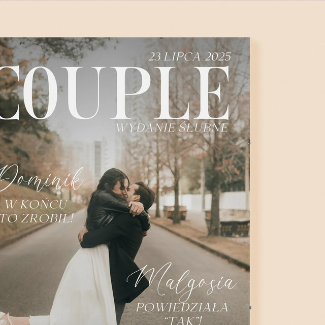 Okładka Magazynu: Couple - Personalizowany Plakat