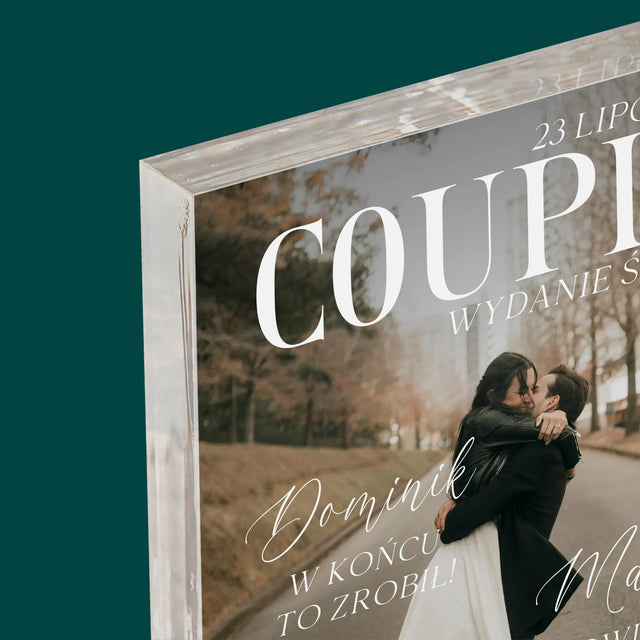 Okładka Magazynu: Couple - Blok Akrylowy
