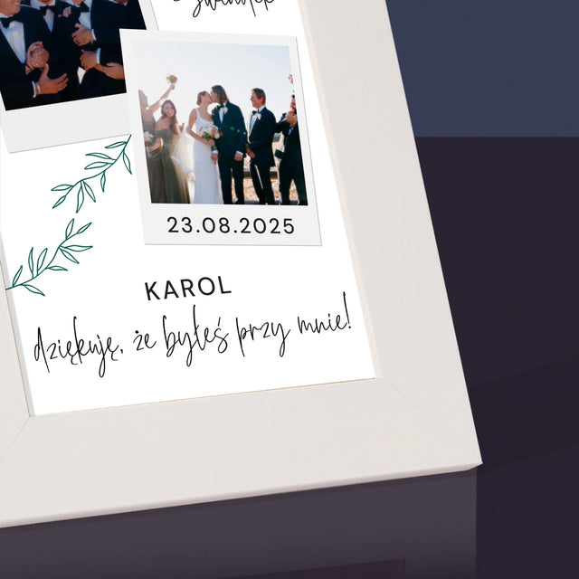 Fotokolaż: Najlepszy Świadek Polaroidy - Ramka Na Zdjęcie