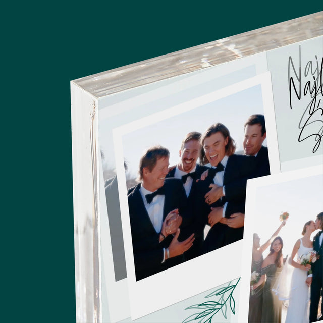 Fotokolaż: Najlepszy Świadek Polaroidy - Blok Akrylowy
