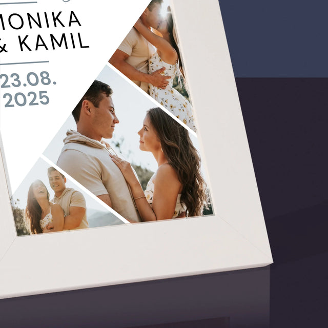 Fotokolaż: Nowożeńcy - Ramka Na Zdjęcie