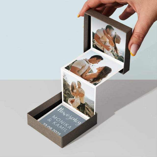 Fotokolaż: Nowożeńcy - Zestaw Zdjęć Harmonijka