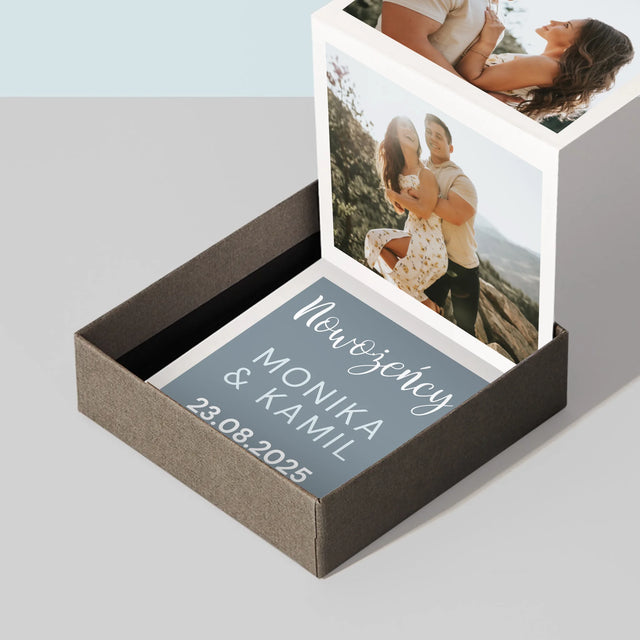 Fotokolaż: Nowożeńcy - Zestaw Zdjęć Harmonijka