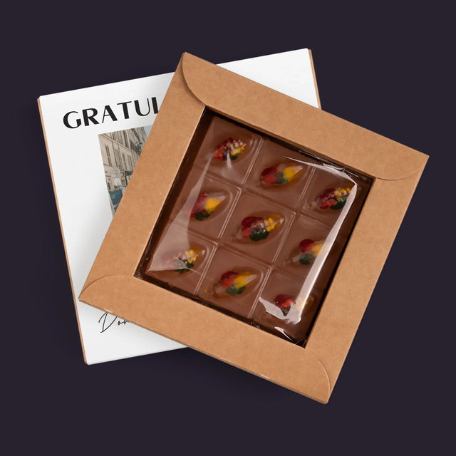 Zdjęcie i Podpis: Gratulacje z Okazji Ślubu - Dubajska Czekolada