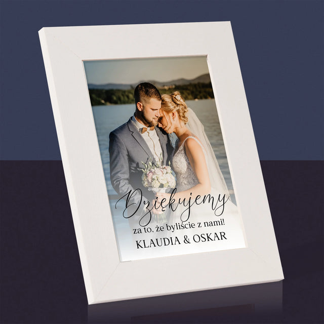 Zdjęcie i Podpis: Dziękujemy, Że Byliście z Nami - Ramka Na Zdjęcie