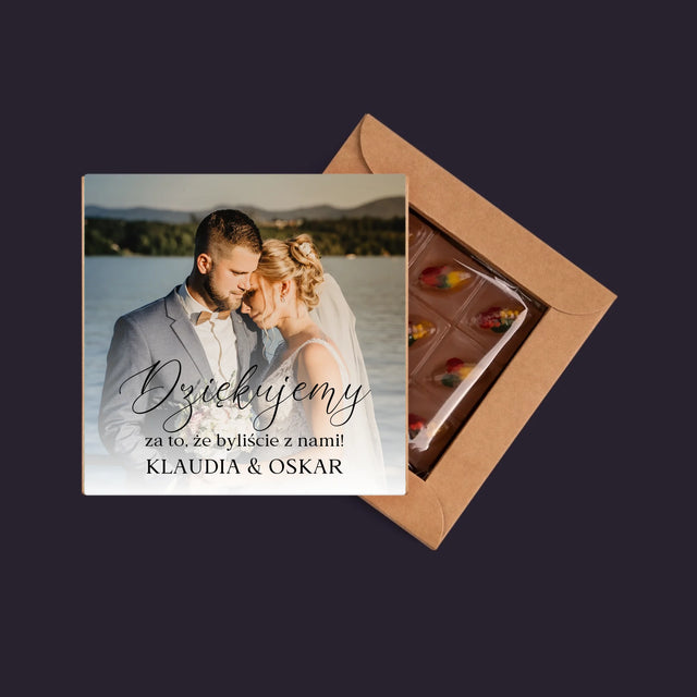 Zdjęcie i Podpis: Dziękujemy, Że Byliście z Nami - Dubajska Czekolada