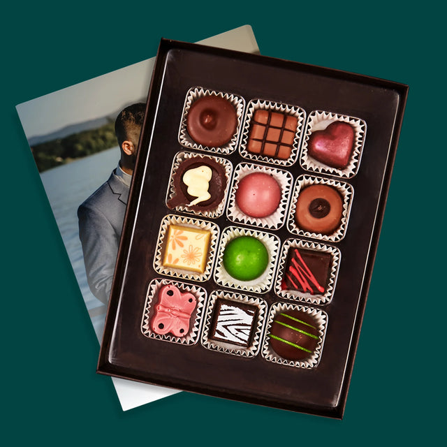 Zdjęcie i Podpis: Dziękujemy, Że Byliście z Nami - Personalizowane Praliny