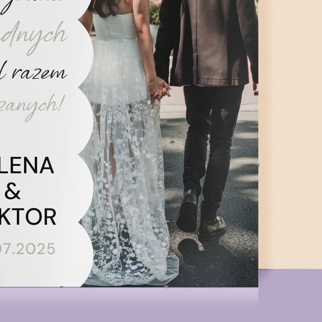 Zdjęcie i Podpis: Ognistej Miłości - Personalizowany Plakat