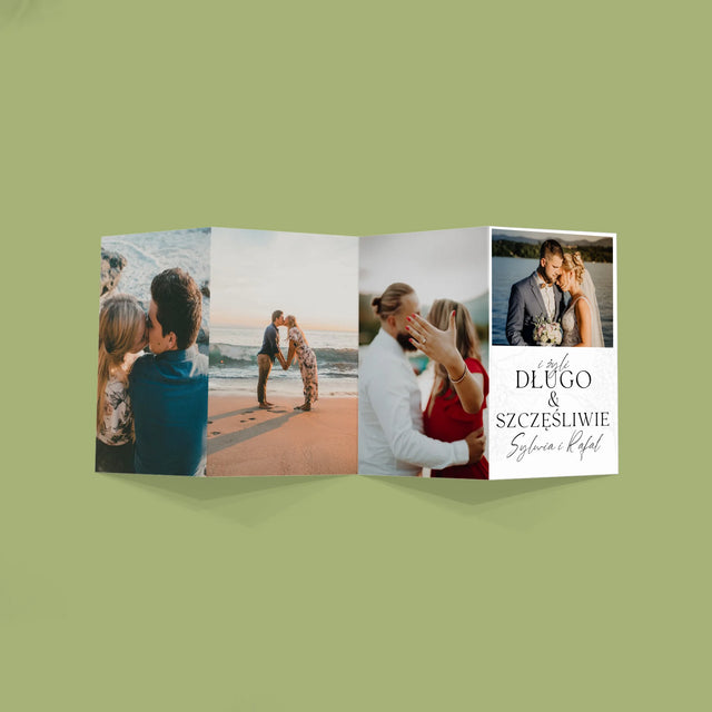 Zdjęcie i Podpis: Żyli Długo i Szczęśliwie - Duża Harmonijka Ze Zdjęć