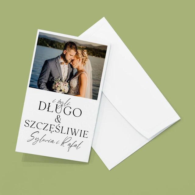 Zdjęcie i Podpis: Żyli Długo i Szczęśliwie - Duża Harmonijka Ze Zdjęć