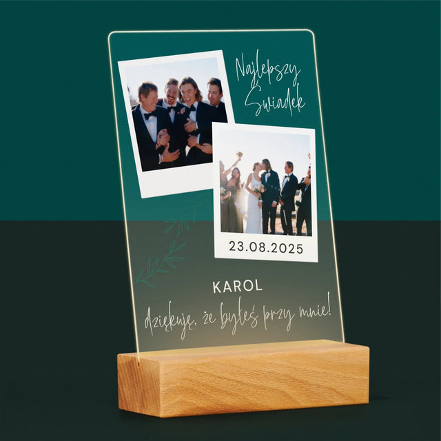 Fotokolaż: Najlepszy Świadek Polaroidy - Wydruk Na Szkle Akrylowym