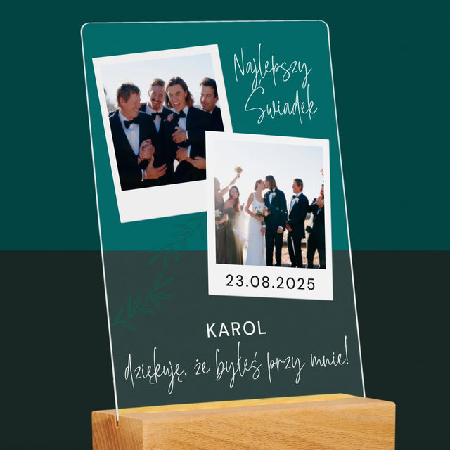 Fotokolaż: Najlepszy Świadek Polaroidy - Wydruk Na Szkle Akrylowym