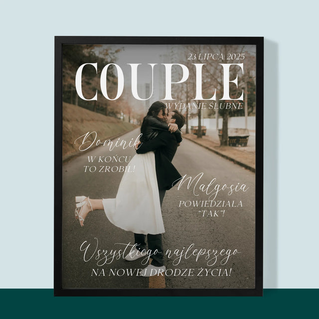 Okładka Magazynu: Couple - Wydruk Obramowany