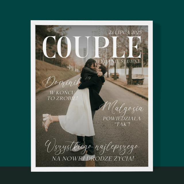 Okładka Magazynu: Couple - Wydruk Obramowany