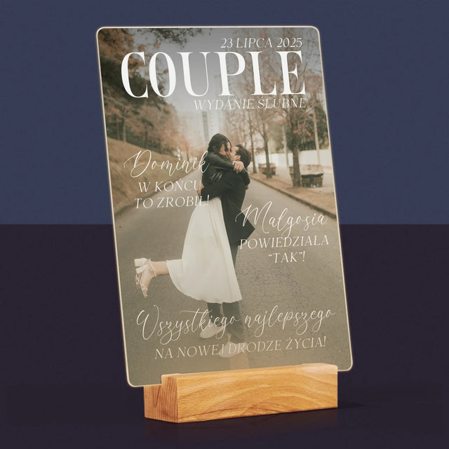Okładka Magazynu: Couple - Wydruk Na Szkle Akrylowym