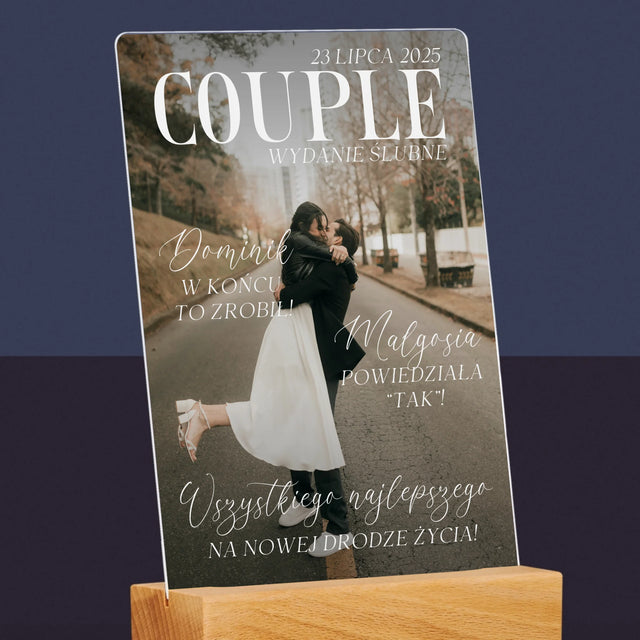 Okładka Magazynu: Couple - Wydruk Na Szkle Akrylowym