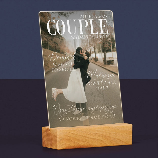 Okładka Magazynu: Couple - Wydruk Na Szkle Akrylowym