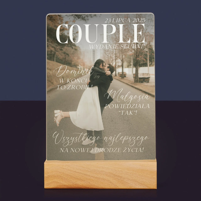 Okładka Magazynu: Couple - Wydruk Na Szkle Akrylowym