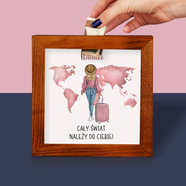 Kreator Postaci: Podróżniczka - Drewniana Skarbonka