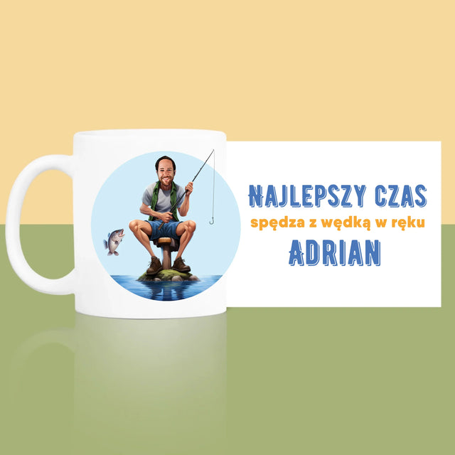 Zdjęcie i Podpis: Najlepszy Czas - Kubek z Nadrukiem