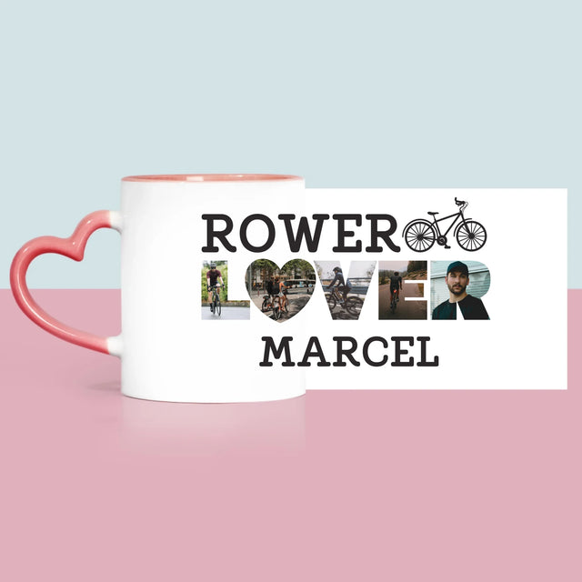 Słowo Ze Zdjęć: Rower Lover - Kubek z Nadrukiem