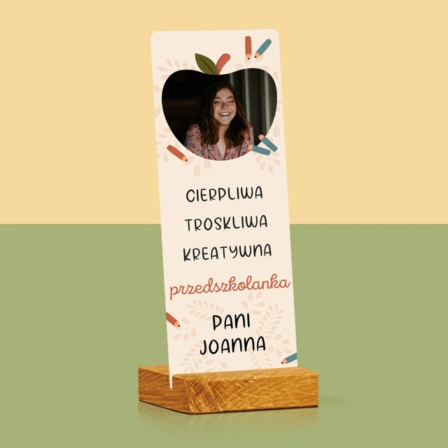 Zdjęcie i Podpis: Przedszkolanka - Zdjęcie Na Szkle Akrylowym Fotobudka