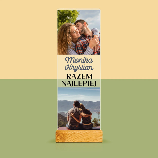 Fotokolaż: Razem Nam Najlepiej - Zdjęcie Na Szkle Akrylowym Fotobudka