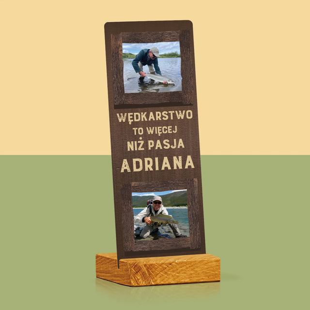Fotokolaż: Wędkarstwo - Zdjęcie Na Szkle Akrylowym Fotobudka