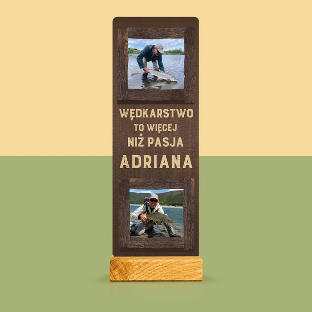 Fotokolaż: Wędkarstwo - Zdjęcie Na Szkle Akrylowym Fotobudka