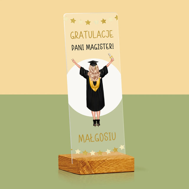 Kreator Postaci: Jesteś Magistrem - Zdjęcie Na Szkle Akrylowym Fotobudka