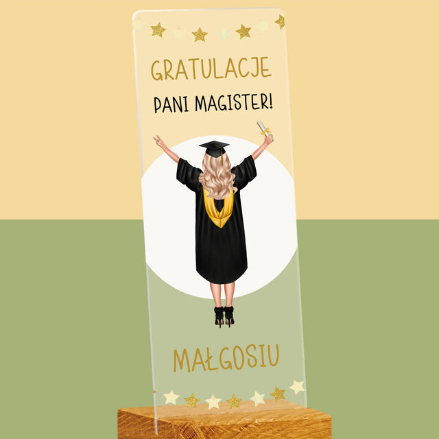 Kreator Postaci: Jesteś Magistrem - Zdjęcie Na Szkle Akrylowym Fotobudka