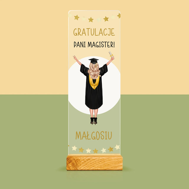 Kreator Postaci: Jesteś Magistrem - Zdjęcie Na Szkle Akrylowym Fotobudka