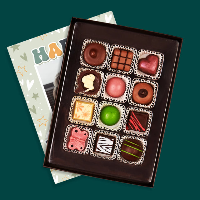 Zdjęcie i Podpis: Happy Birthday - Personalizowany Praliny