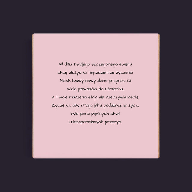 Fotokolaż: Mamusiu Wszystkiego Najlepszego - Dubajska Czekolada