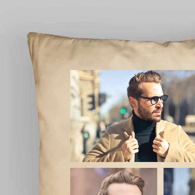 Fotokolaż: Urodziny Najlepszego - Poduszka z Nadrukiem