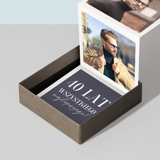 Fotokolaż: Urodziny Najlepszego - Zestaw Zdjęć Harmonijka