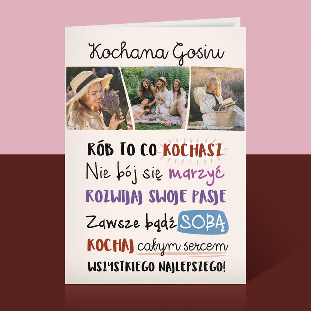 Fotokolaż: Urodziny Życzenia - Kartka z Życzeniami