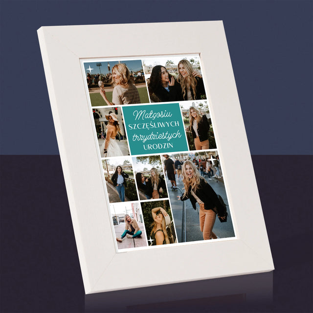 Fotokolaż: Szczęśliwych Urodzin - Ramka Na Zdjęcie
