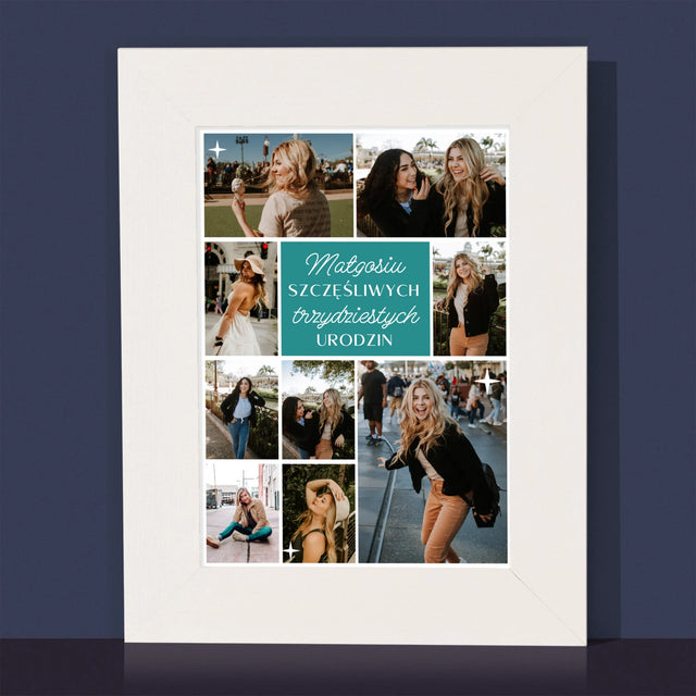 Fotokolaż: Szczęśliwych Urodzin - Ramka Na Zdjęcie
